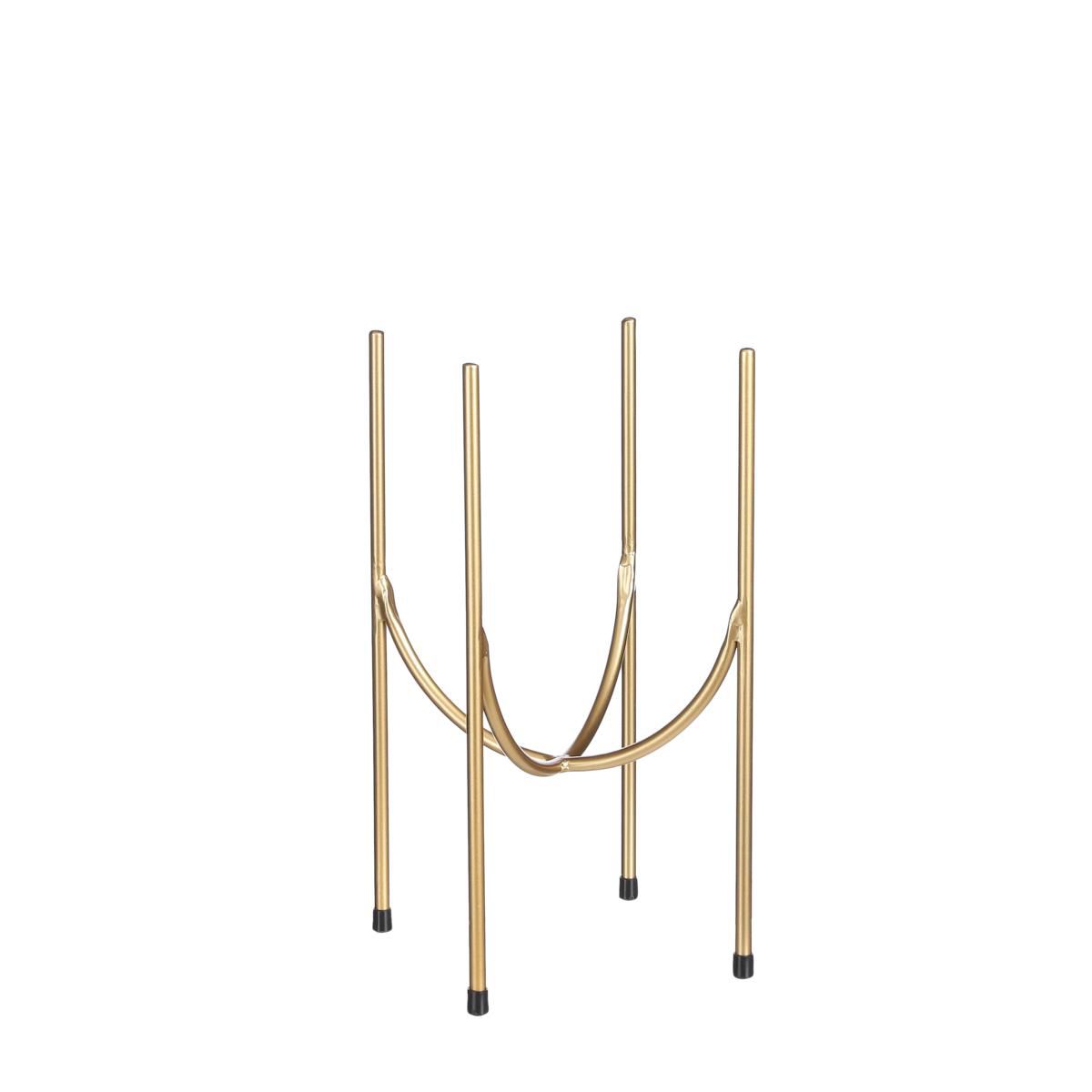 ALZATA METALLO D.21,5 CM H.32 CM PORTAPIANTE -KIMO- ORO ALZATA METALLO D.21,5 CM H.32 CM PORTAPIANTE -KIMO- ORO