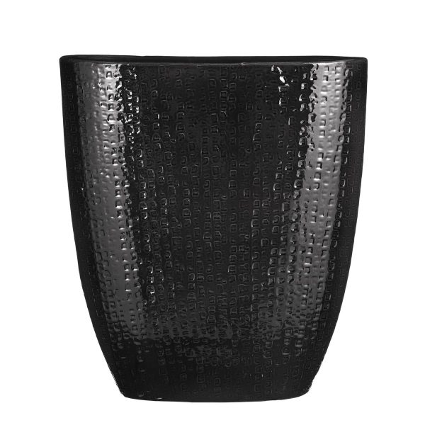 VASO CERAMICA 50X18 CM H.56 CM -FLOYD- NERO VASO CERAMICA 50X18 CM H.56 CM -FLOYD- NERO