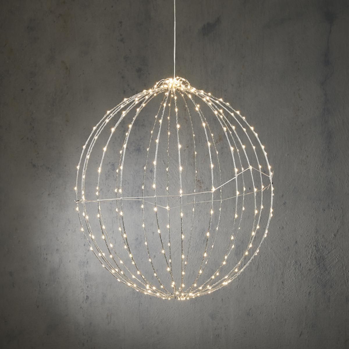 BALL LUMINOSA 320LED D.50 CM L.CALDA -BALL- ESTERNO BALL LUMINOSA 320LED D.50 CM L.CALDA -BALL- ESTERNO