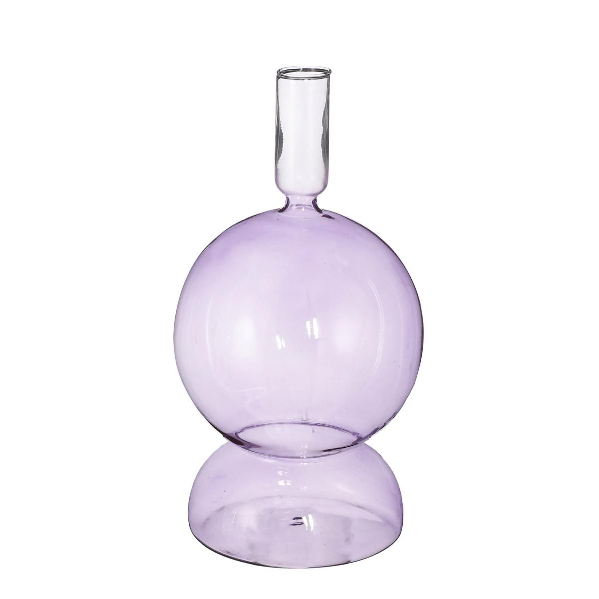 VASO VETRO D.13 CM H.25CM -NISA- GLICINE VASO VETRO D.13 CM H.25CM -NISA- GLICINE