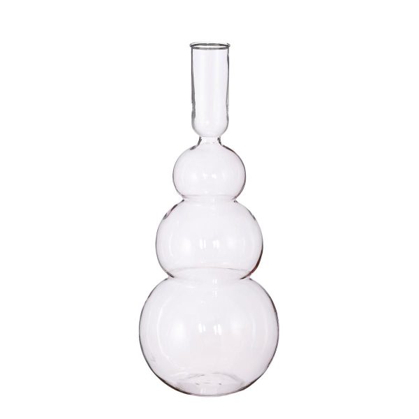 VASO VETRO D.10,5 CM H.25,5 CM -NISA- GLICINE VASO VETRO D.10,5 CM H.25,5 CM -NISA- GLICINE