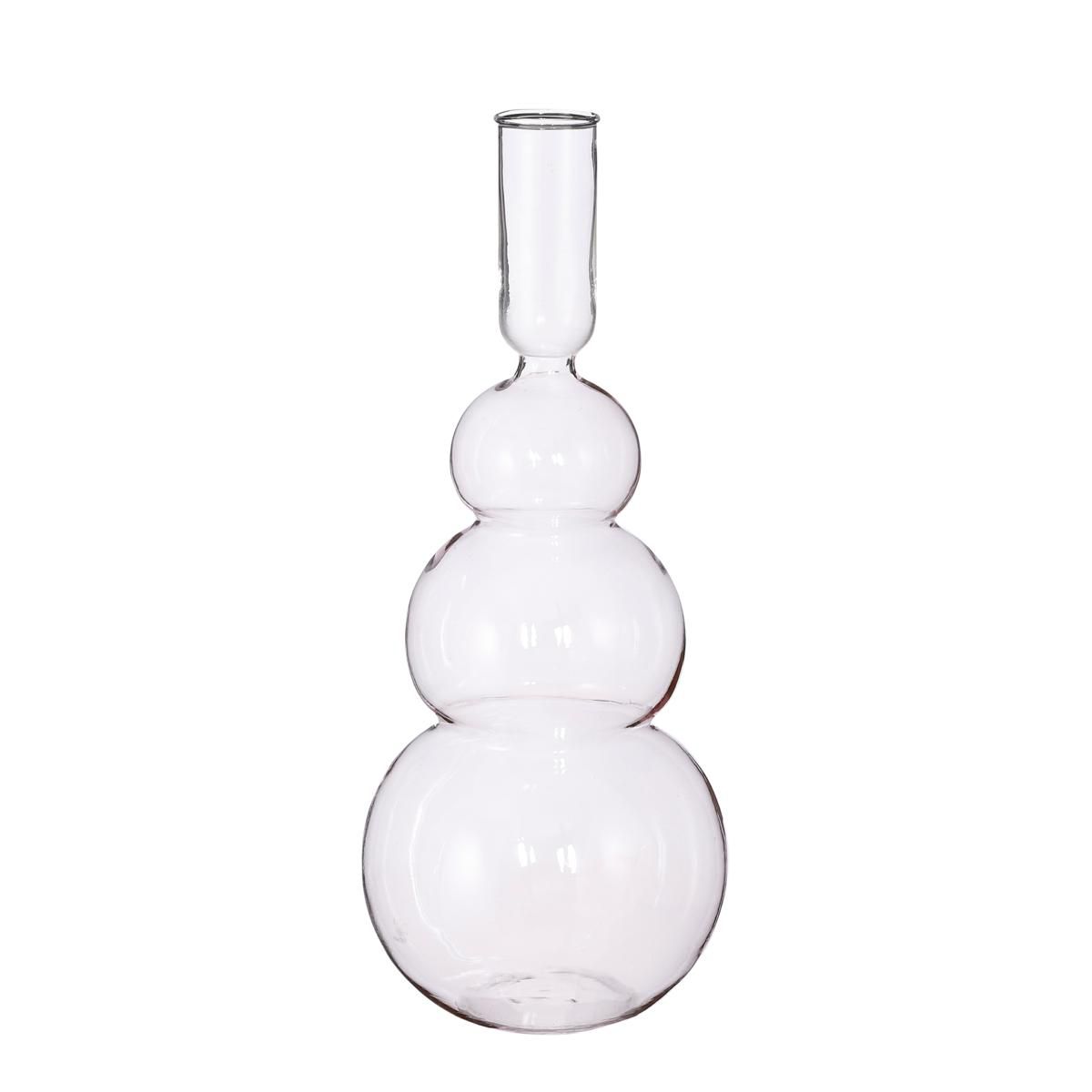 VASO VETRO D.10,5 CM H.25,5 CM -NISA- GLICINE VASO VETRO D.10,5 CM H.25,5 CM -NISA- GLICINE