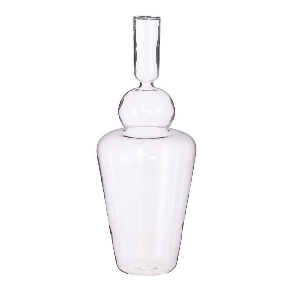 VASO VETRO D.10,5 CM H.27 CM -NISA- GLICINE VASO VETRO D.10,5 CM H.27 CM -NISA- GLICINE