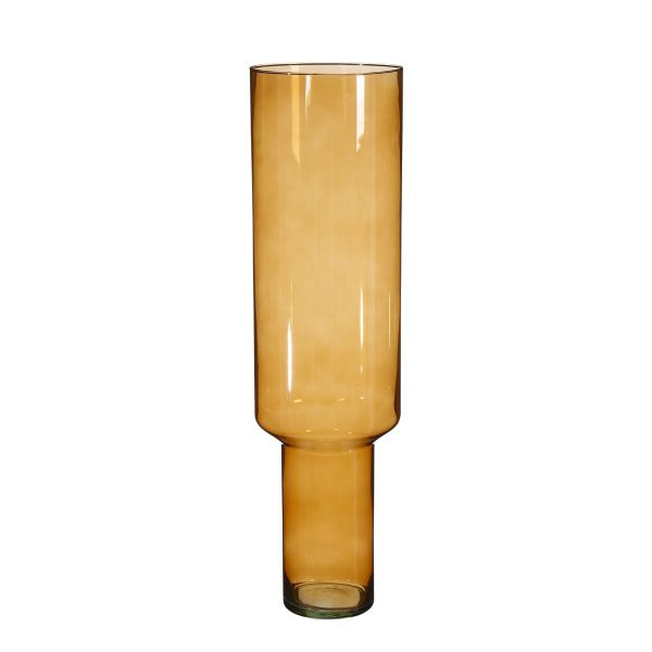 VASO VETRO RICICLATO D.19 CM H.70 CM -FALLON- MARRONE VASO VETRO RICICLATO D.19 CM H.70 CM -FALLON- MARRONE