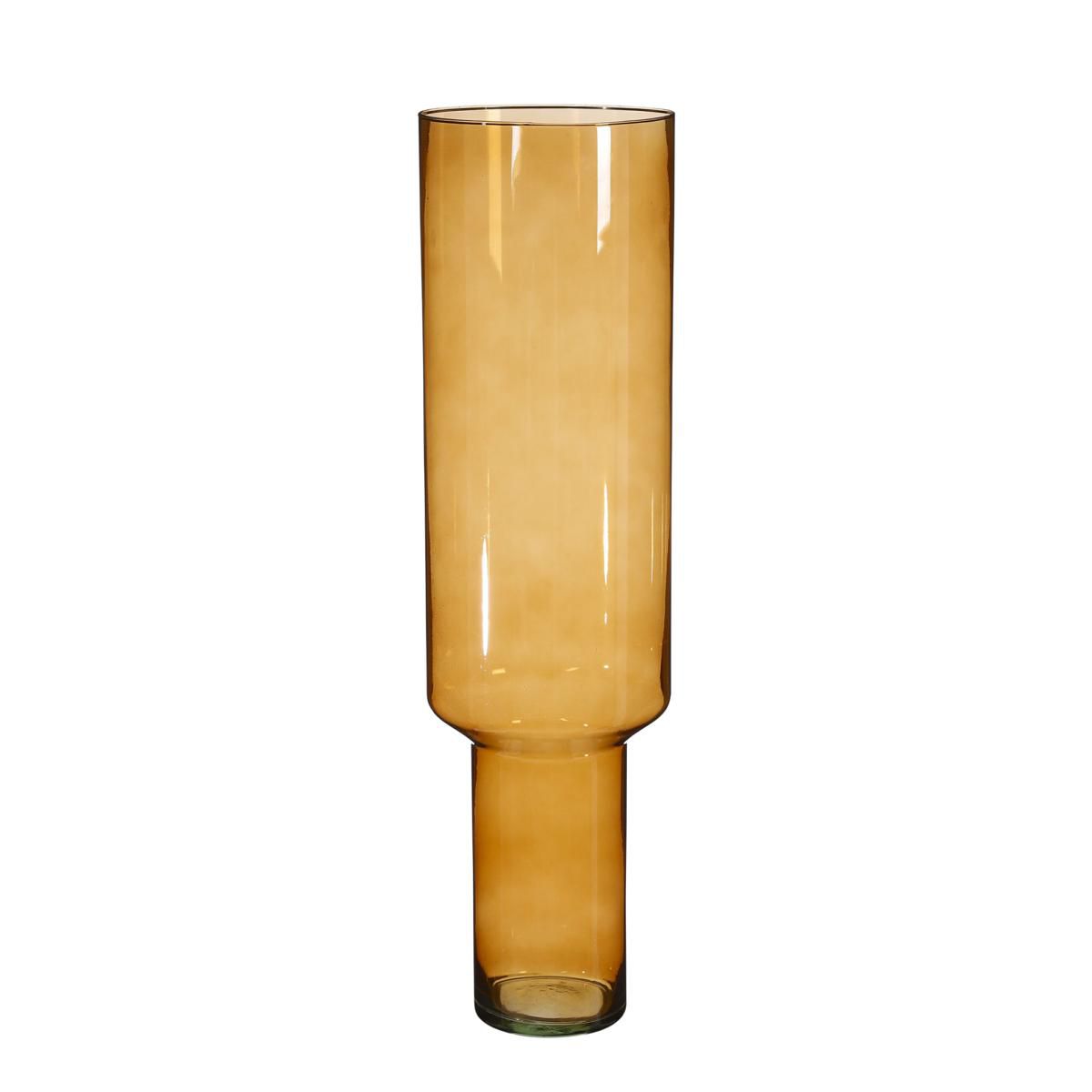VASO VETRO RICICLATO D.19 CM H.70 CM -FALLON- MARRONE VASO VETRO RICICLATO D.19 CM H.70 CM -FALLON- MARRONE