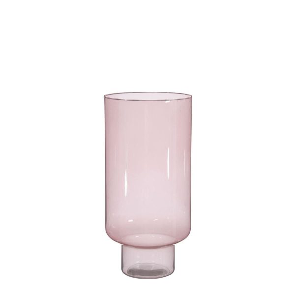 VASO VETRO RICICLATO D.24 CM H.50 CM -FALLON- ROSA VASO VETRO RICICLATO D.24 CM H.50 CM -FALLON- ROSA