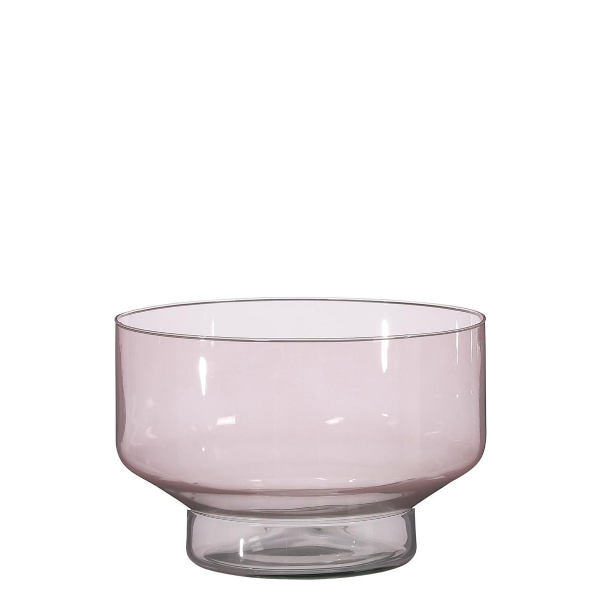 VASO VETRO RICICLATO D.29 CM H.20 CM -FALLON- ROSA VASO VETRO RICICLATO D.29 CM H.20 CM -FALLON- ROSA