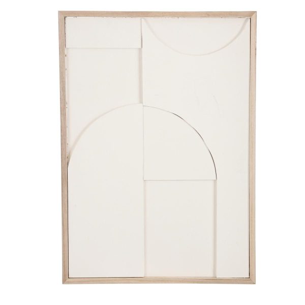 QUADRO DECORATIVO 70X50CM H.2 CM -ANGELA- BIANCO QUADRO DECORATIVO 70X50CM H.2 CM -ANGELA- BIANCO