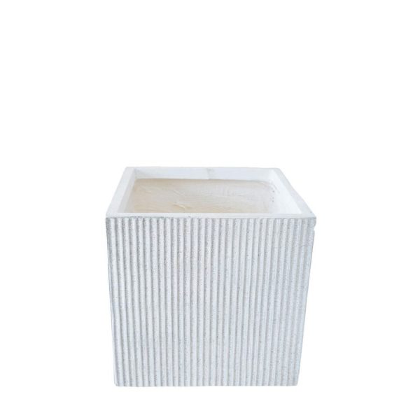 VASO POLIRESINA 25X25 CM H.25 CM -NUOVO- OFF WHITE VASO POLIRESINA 25X25 CM H.25 CM -NUOVO- OFF WHITE