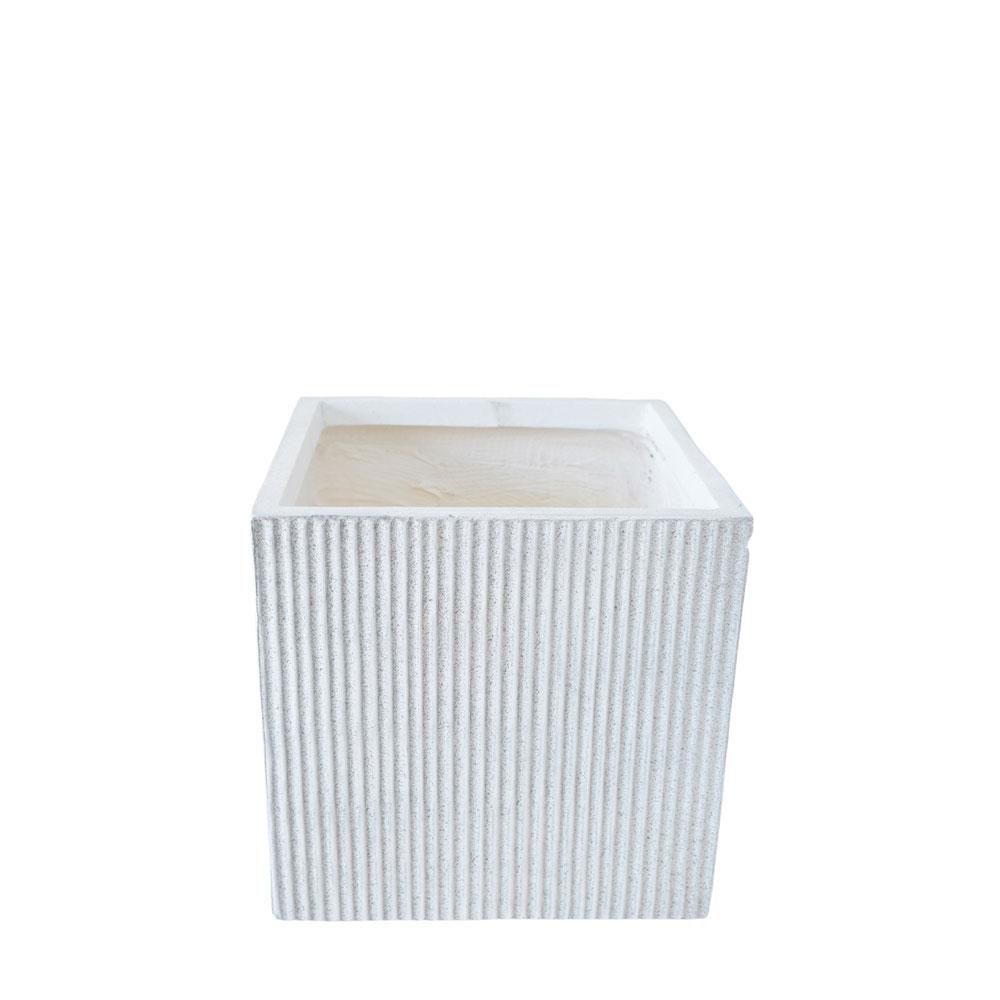 VASO POLIRESINA 25X25 CM H.25 CM -NUOVO- OFF WHITE VASO POLIRESINA 25X25 CM H.25 CM -NUOVO- OFF WHITE