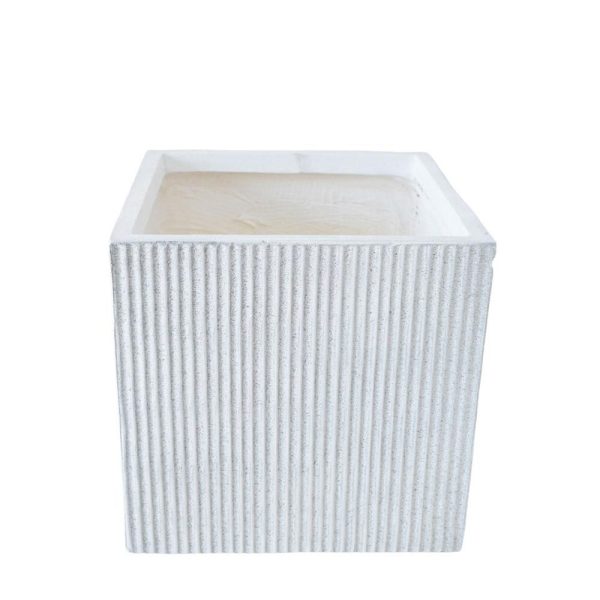 VASO POLIRESINA 30X30 CM H.30 CM -NUOVO- OFF WHITE VASO POLIRESINA 30X30 CM H.30 CM -NUOVO- OFF WHITE
