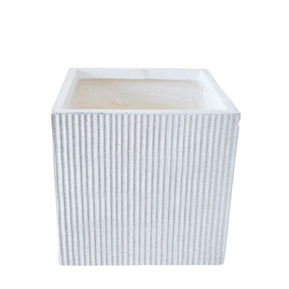 VASO POLIRESINA 37X37 CM H.37 CM -NUOVO- OFF WHITE VASO POLIRESINA 37X37 CM H.37 CM -NUOVO- OFF WHITE