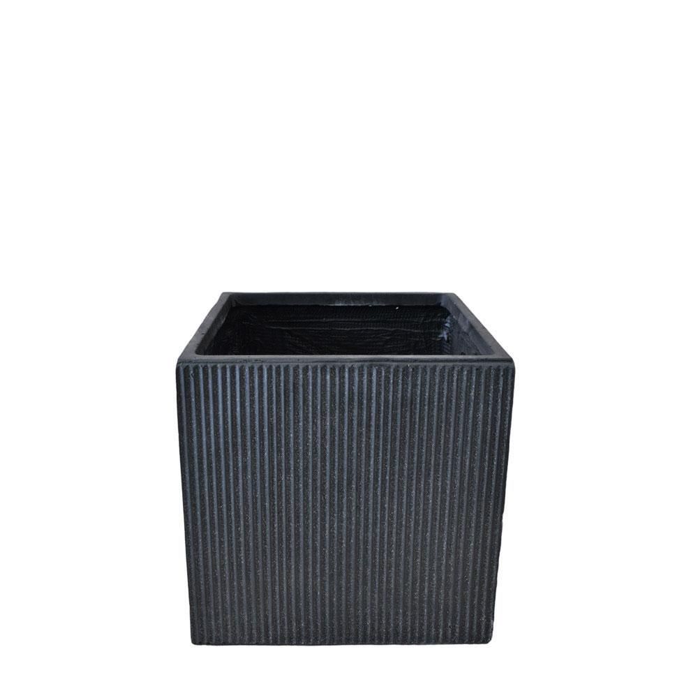 VASO POLIRESINA 25X25 CM H.25 CM -NUOVO- NERO VASO POLIRESINA 25X25 CM H.25 CM -NUOVO- NERO