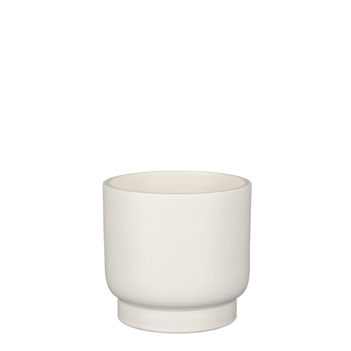 VASO CERAMICA D.17 CM H.15 CM -THIAGO- BIANCO VASO CERAMICA D.17 CM H.15 CM -THIAGO- BIANCO