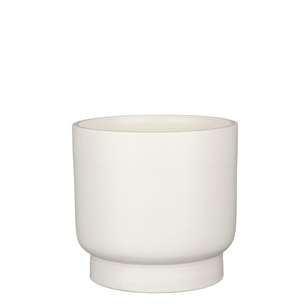 VASO CERAMICA D.22 CM H.20 CM -THIAGO- BIANCO VASO CERAMICA D.22 CM H.20 CM -THIAGO- BIANCO