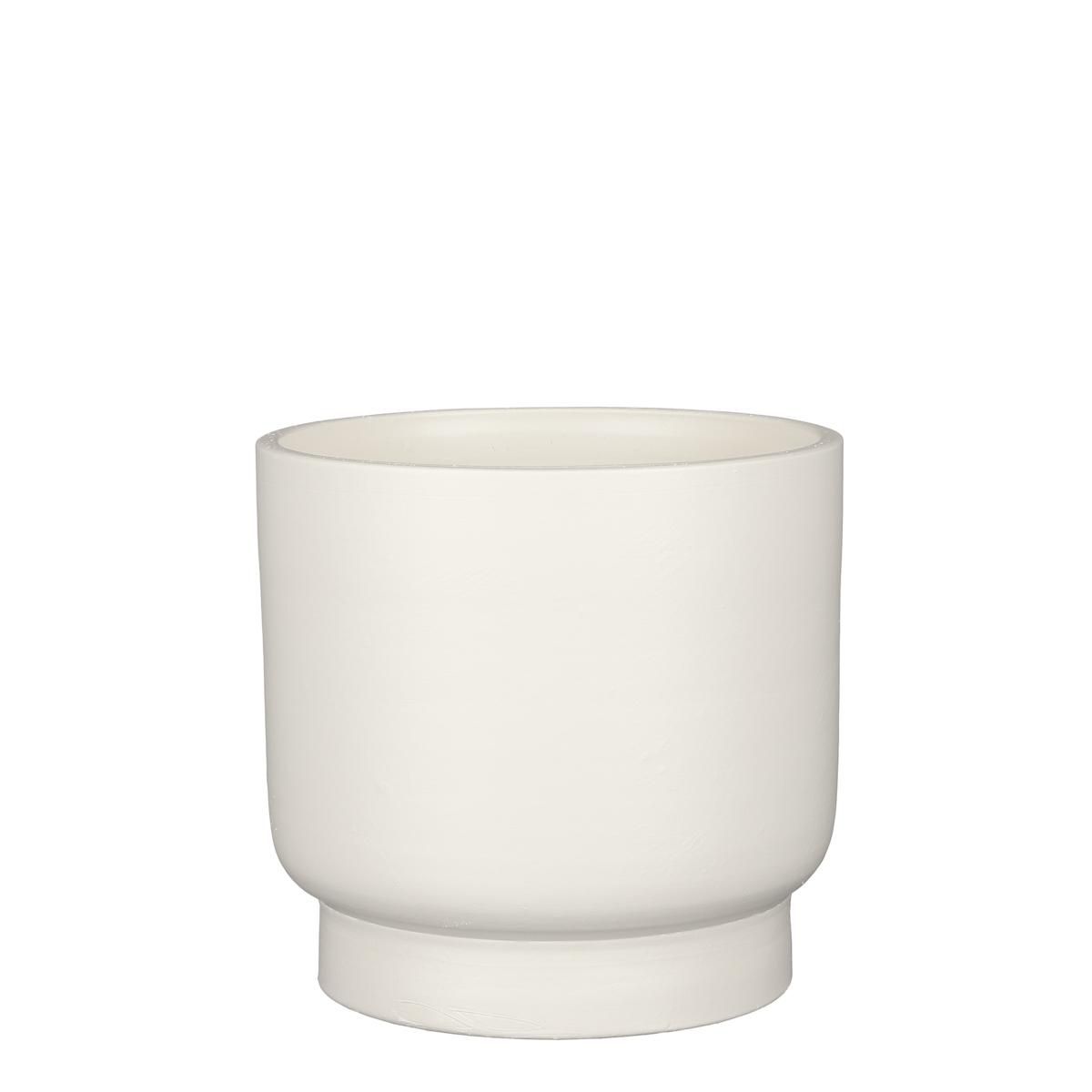 VASO CERAMICA D.22 CM H.20 CM -THIAGO- BIANCO VASO CERAMICA D.22 CM H.20 CM -THIAGO- BIANCO