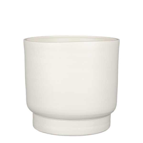 VASO CERAMICA D.26 CM H.23 CM -THIAGO- BIANCO VASO CERAMICA D.26 CM H.23 CM -THIAGO- BIANCO