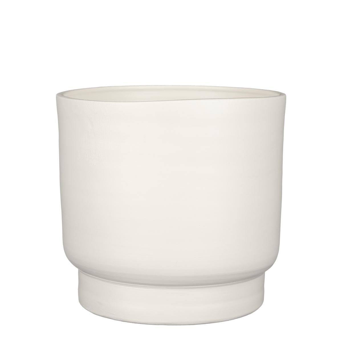 VASO CERAMICA D.26 CM H.23 CM -THIAGO- BIANCO VASO CERAMICA D.26 CM H.23 CM -THIAGO- BIANCO