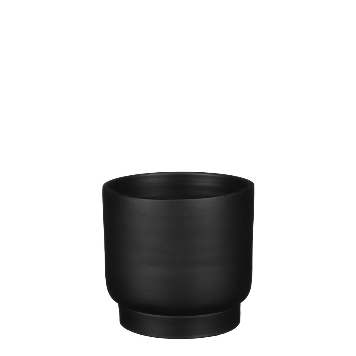 VASO CERAMICA D.17 CM H.15 CM -THIAGO- NERO VASO CERAMICA D.17 CM H.15 CM -THIAGO- NERO