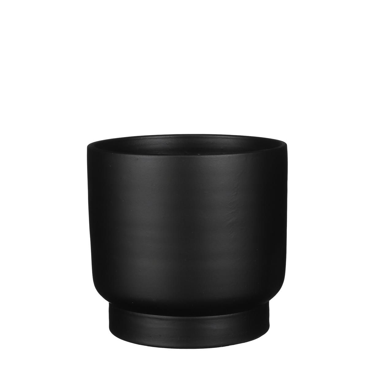 VASO CERAMICA D.22 CM H.20 CM -THIAGO- NERO VASO CERAMICA D.22 CM H.20 CM -THIAGO- NERO