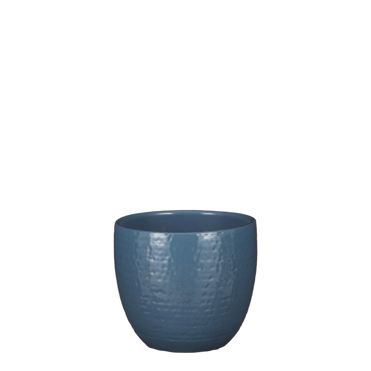 VASO CERAMICA D.16 CM H.14 CM -CARRIE- BLU GLAZE VASO CERAMICA D.16 CM H.14 CM -CARRIE- BLU GLAZE