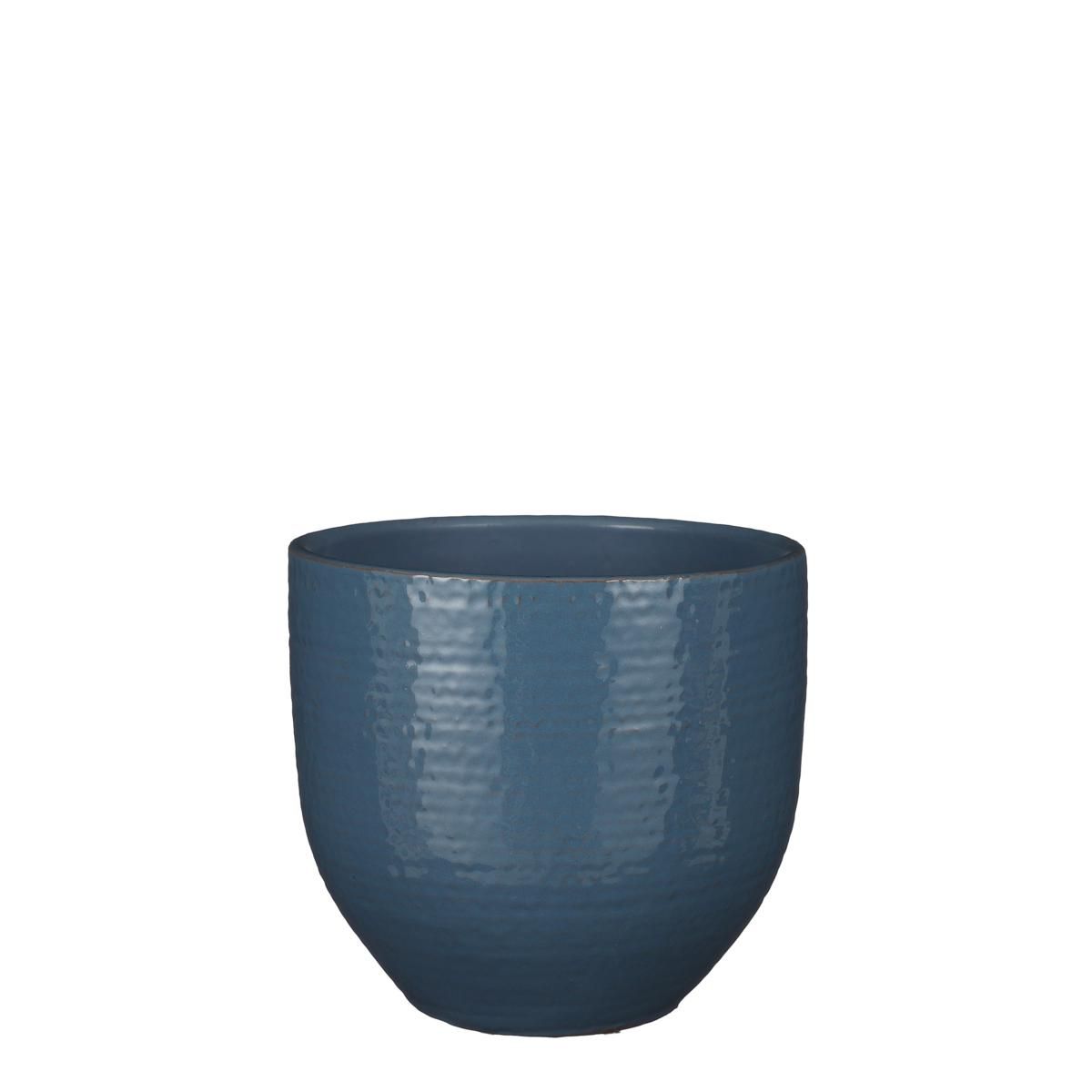 VASO CERAMICA D.20 CM H.18 CM -CARRIE- BLU GLAZE VASO CERAMICA D.20 CM H.18 CM -CARRIE- BLU GLAZE