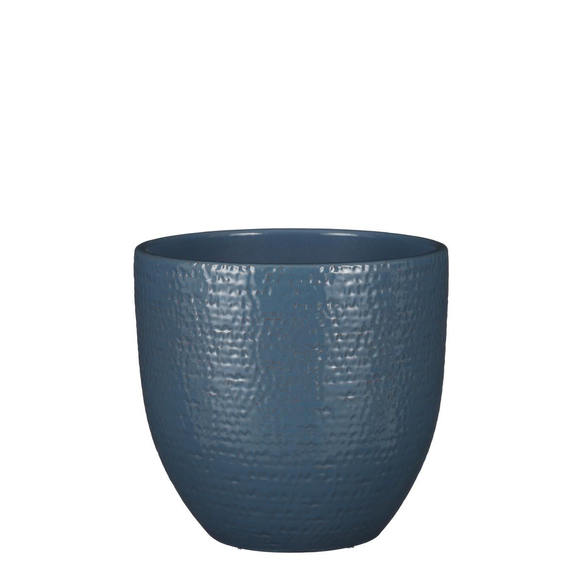 VASO CERAMICA D.24 CM H.22 CM -CARRIE- BLU GLAZE VASO CERAMICA D.24 CM H.22 CM -CARRIE- BLU GLAZE