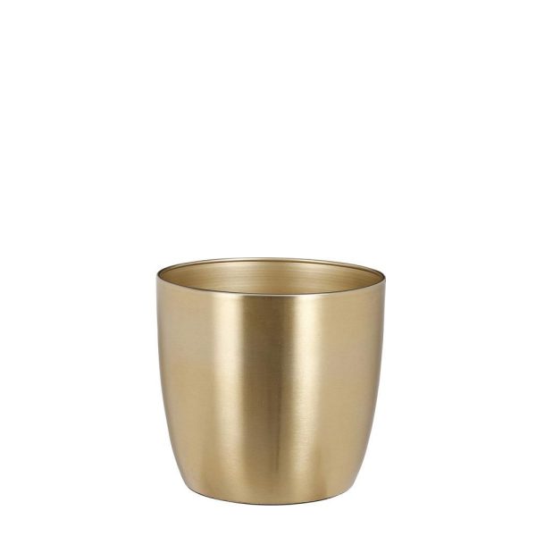 VASO METALLO D.16 CM H.15 CM -ALANO- ORO VASO METALLO D.16 CM H.15 CM -ALANO- ORO