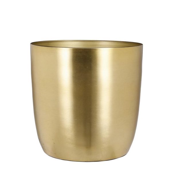 VASO METALLO D.24,5 CMH.23,5 CM -ALANO- ORO VASO METALLO D.24,5 CMH.23,5 CM -ALANO- ORO