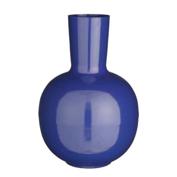 VASO METALLO D.38 CM H.57 CM -DARA- BLU