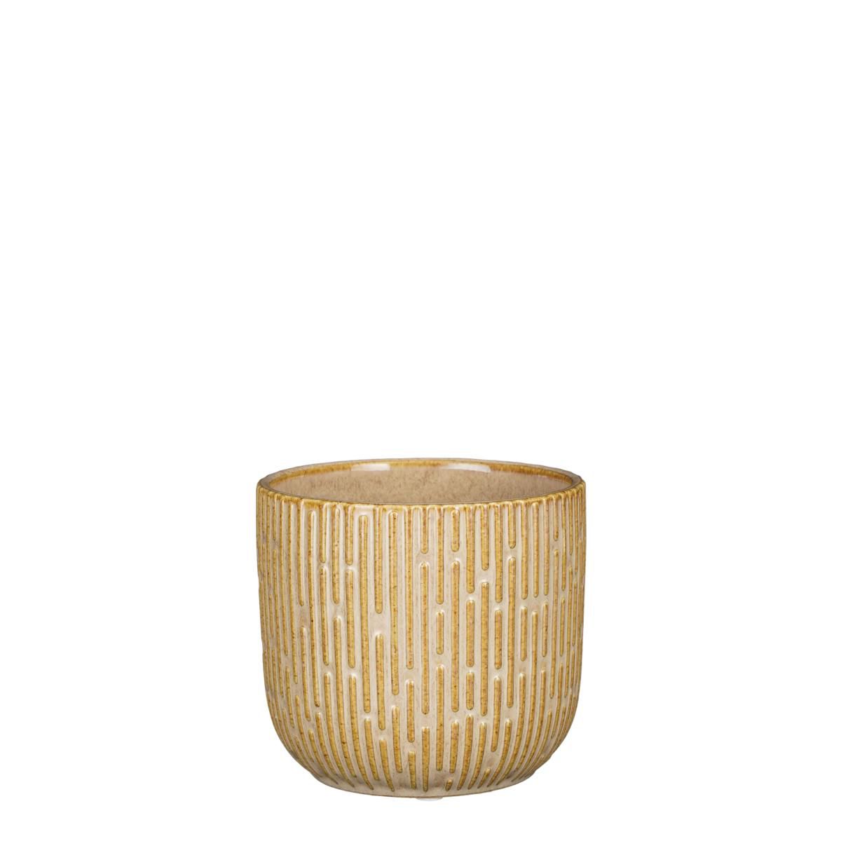 VASO CERAMICA D.12,5 CMH.11 CM -SARA- BEIGE VASO CERAMICA D.12,5 CMH.11 CM -SARA- BEIGE