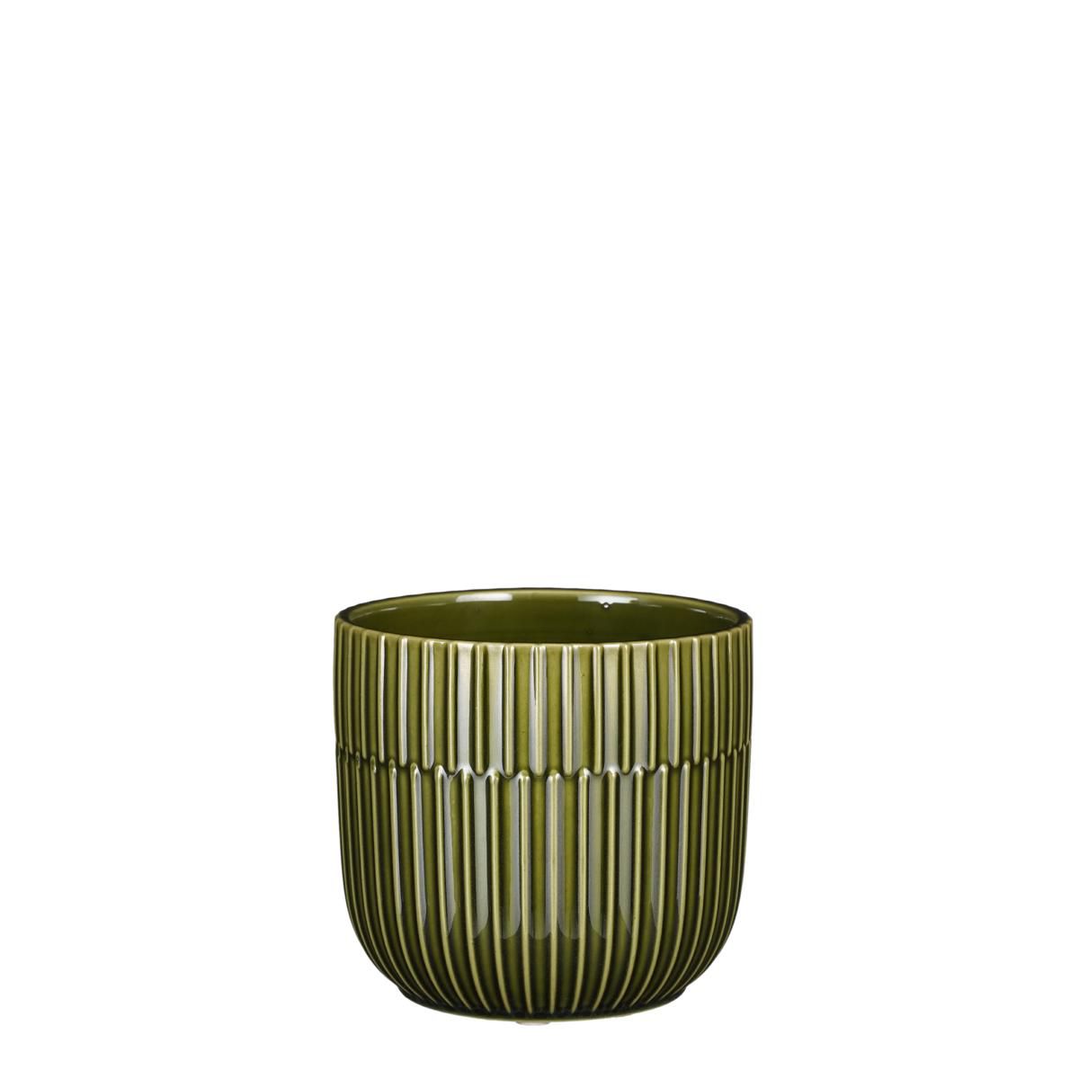 VASO CERAMICA D.12,5 CMH.11 CM -SARA- VERDE VASO CERAMICA D.12,5 CMH.11 CM -SARA- VERDE