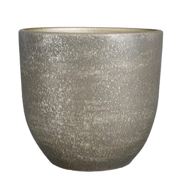 VASO CERAMICA D.39 CM H.36 CM -CARRIE- NERO ANTICATO VASO CERAMICA D.39 CM H.36 CM -CARRIE- NERO ANTICATO