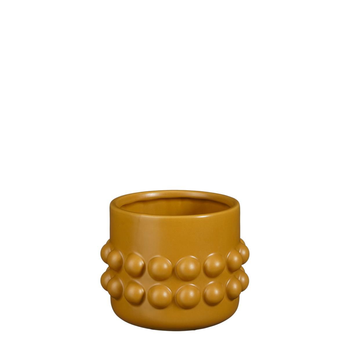 VASO CERAMICA D.14,5 CMH.11,5 CM -PAM- GIALLO OCRA VASO CERAMICA D.14,5 CMH.11,5 CM -PAM- GIALLO OCRA