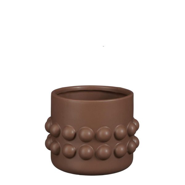 VASO CERAMICA D.17,5 CMH.14 CM -PAM- MARRONE VASO CERAMICA D.17,5 CMH.14 CM -PAM- MARRONE