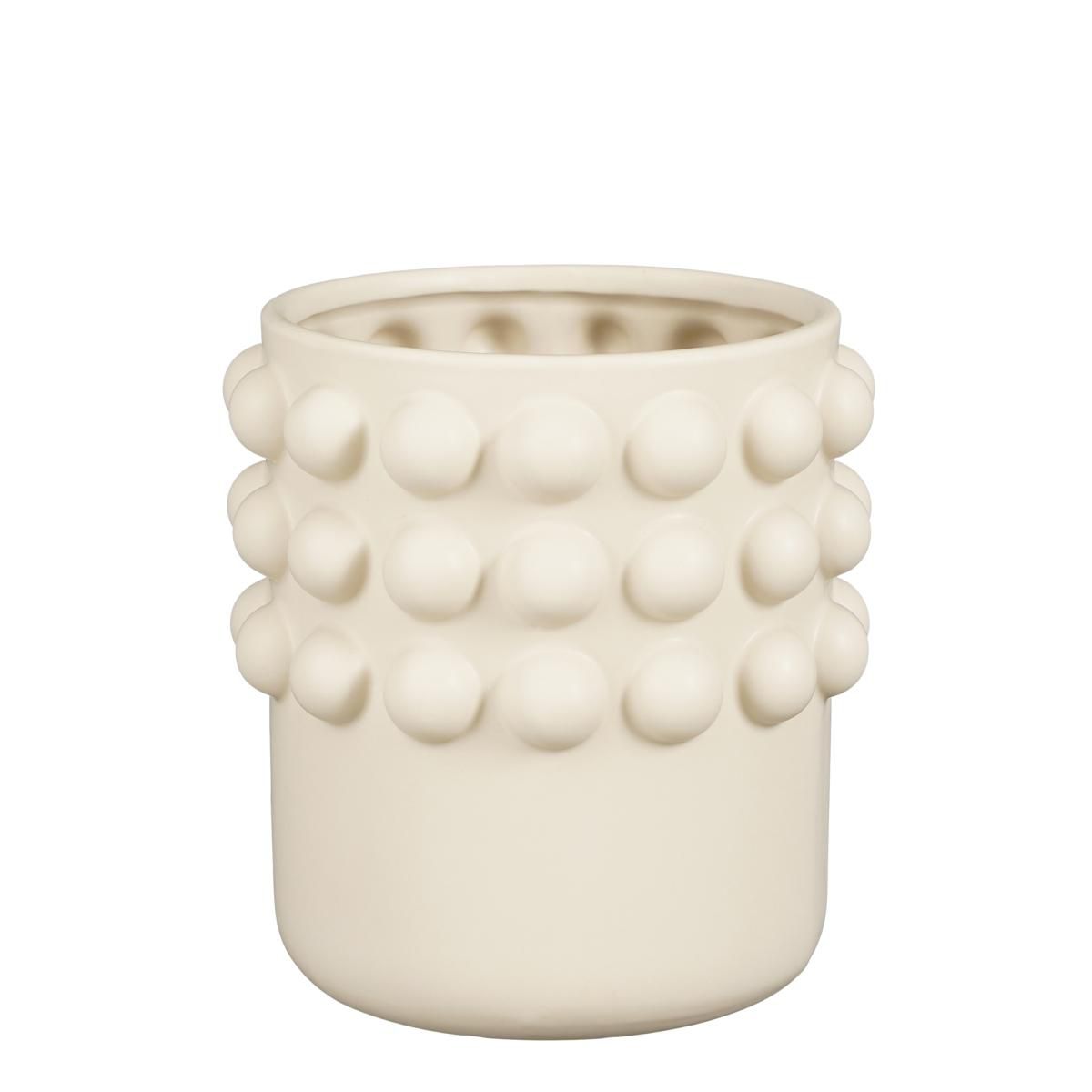 VASO CERAMICA D.19,5 CMH.20,5 CM -PAM- BIANCO VASO CERAMICA D.19,5 CMH.20,5 CM -PAM- BIANCO