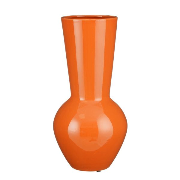 VASO CERAMICA D.23 CM H.45 CM -LORA- ARANCIO VASO CERAMICA D.23 CM H.45 CM -LORA- ARANCIO