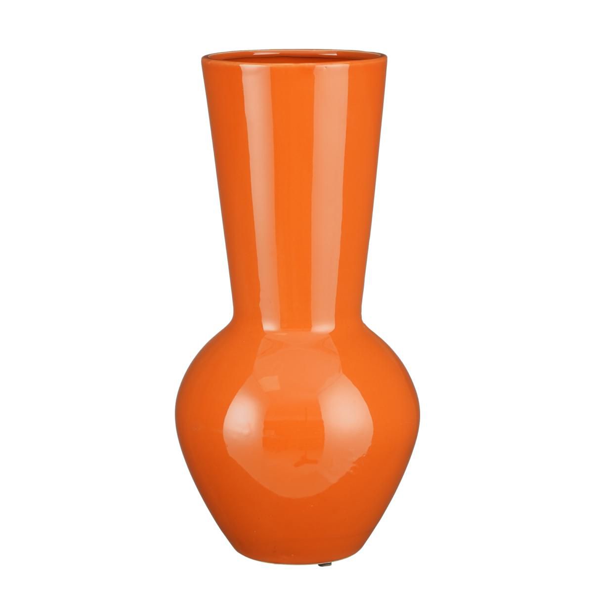 VASO CERAMICA D.23 CM H.45 CM -LORA- ARANCIO VASO CERAMICA D.23 CM H.45 CM -LORA- ARANCIO