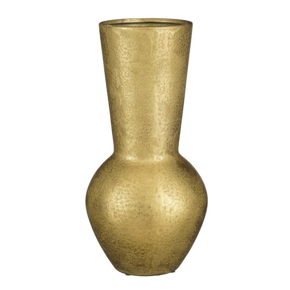 VASO CERAMICA D.23 CM H.45 CM -LORA- ORO VASO CERAMICA D.23 CM H.45 CM -LORA- ORO