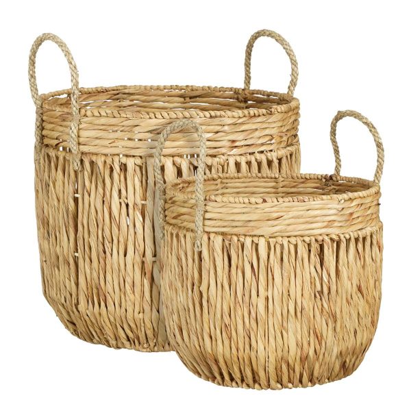 SET 2 CESTI SEAGRASS D.37-45 CM H.33-40 CM -LONNIE- NATURALE SET 2 CESTI SEAGRASS D.37-45 CM H.33-40 CM -LONNIE- NATURALE