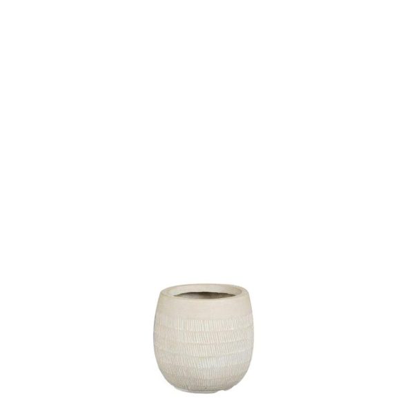 VASO POLIRESINA D.23,5 CM H.22,5 CM -ZEMBLA- BEIGE VASO POLIRESINA D.23,5 CM H.22,5 CM -ZEMBLA- BEIGE