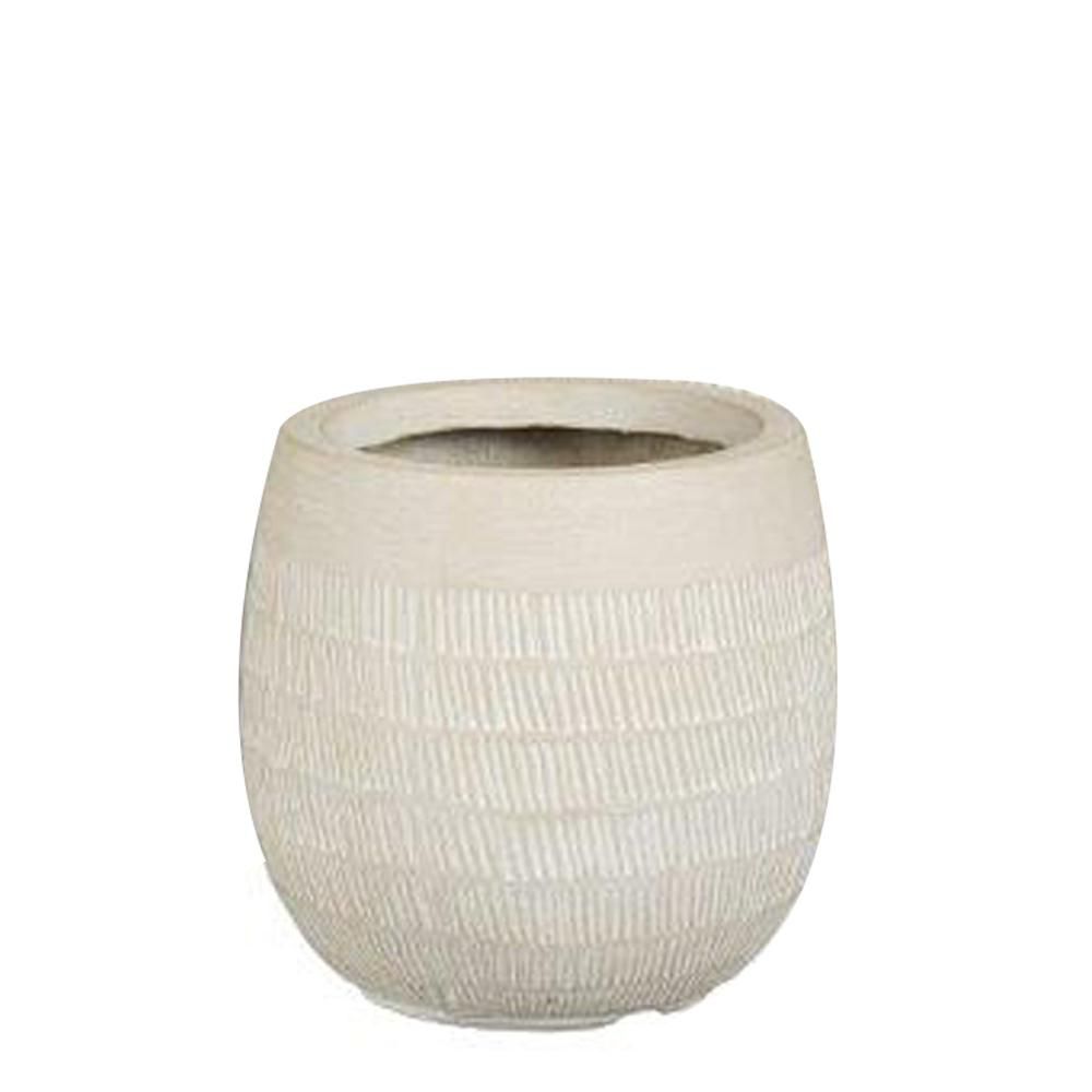 VASO POLIRESINA D.42,5 CM H.41,5 CM -ZEMBLA- BEIGE