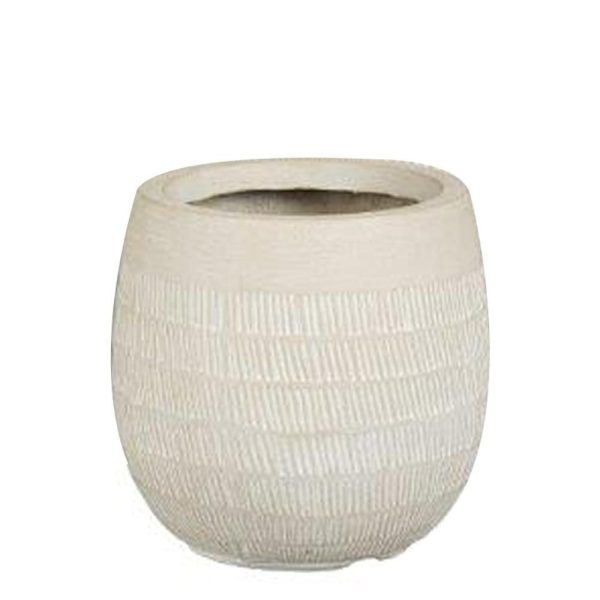 VASO POLIRESINA D.55,5 CM H.53,5 CM -ZEMBLA- BEIGE VASO POLIRESINA D.55,5 CM H.53,5 CM -ZEMBLA- BEIGE