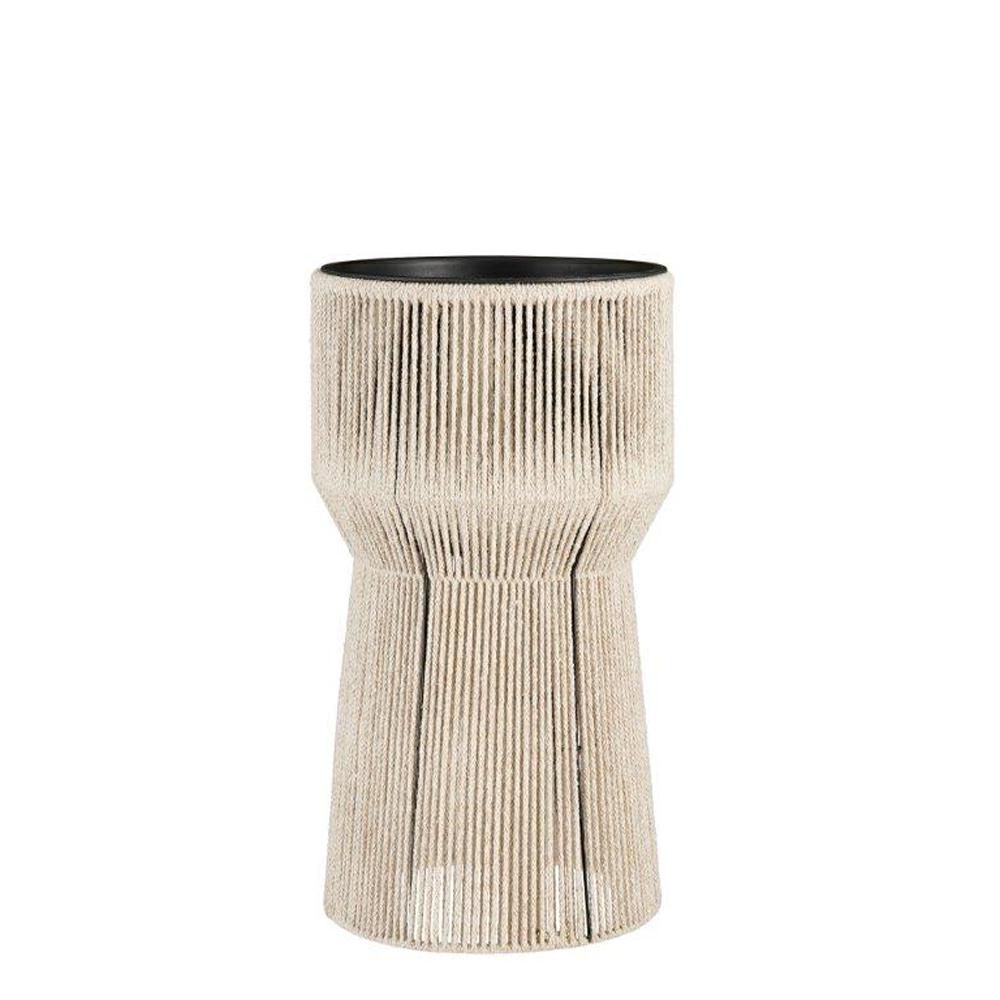 VASO PVC C/CORDA COTONED.36 CM H.65 CM -MERIDA- BEIGE VASO PVC C/CORDA COTONED.36 CM H.65 CM -MERIDA- BEIGE