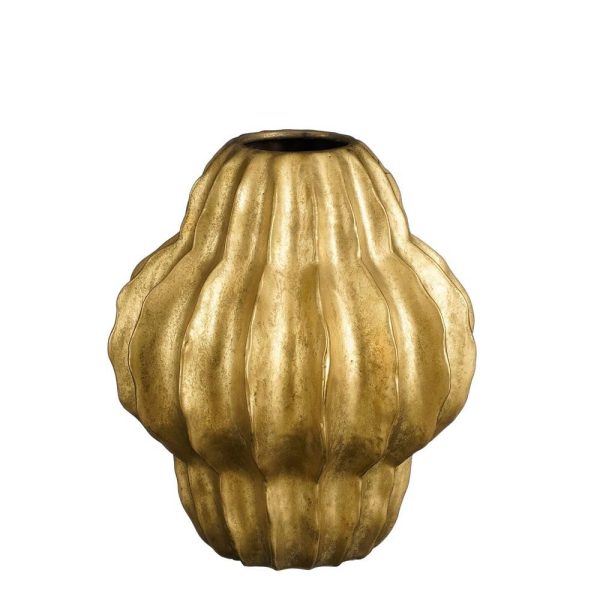 VASO CERAMICA D.24,5 CMH.28 CM -ALTEA- ORO VASO CERAMICA D.24,5 CMH.28 CM -ALTEA- ORO
