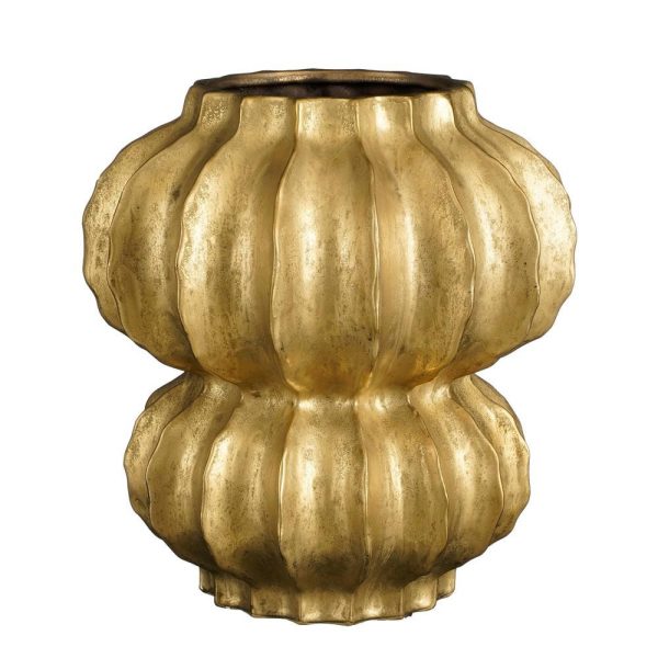 VASO CERAMICA D.33 CM H.35 CM -ALTEA- ORO VASO CERAMICA D.33 CM H.35 CM -ALTEA- ORO