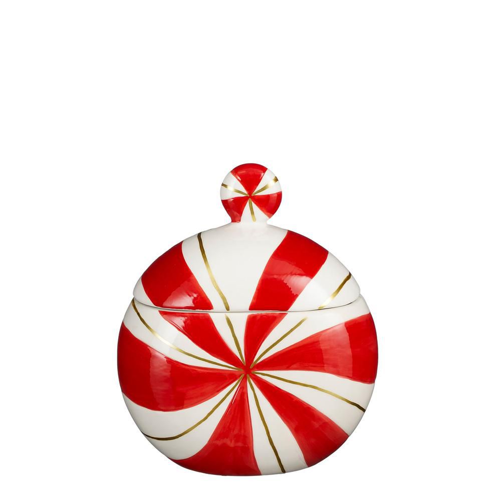 VASO CERAMICA DECORATIVO 18X11 CM H.21 CM ROSSO/BIANCO VASO CERAMICA DECORATIVO 18X11 CM H.21 CM ROSSO/BIANCO