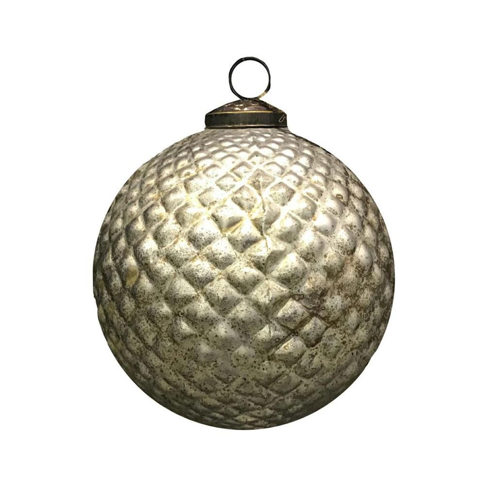 SFERA VETRO MM.125 -BORCHIE- ARGENTO SFERA VETRO MM.125 -BORCHIE- ARGENTO