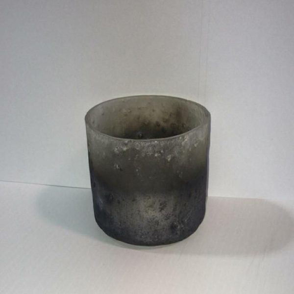 PORTATEALIGHT VETRO CILINDRO 10X10 H10 CM ARGENTO/BLU PORTATEALIGHT VETRO CILINDRO 10X10 H10 CM ARGENTO/BLU