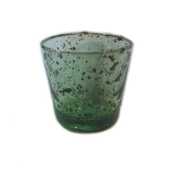 VASO VETRO RICICLATO 10X8 H10 CM TRASPARENTE/VERDE VASO VETRO RICICLATO 10X8 H10 CM TRASPARENTE/VERDE